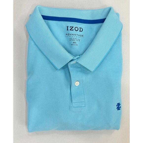 IZOD Men's XXL Advantage Performance Polo Shirt - Picture 1 of 9